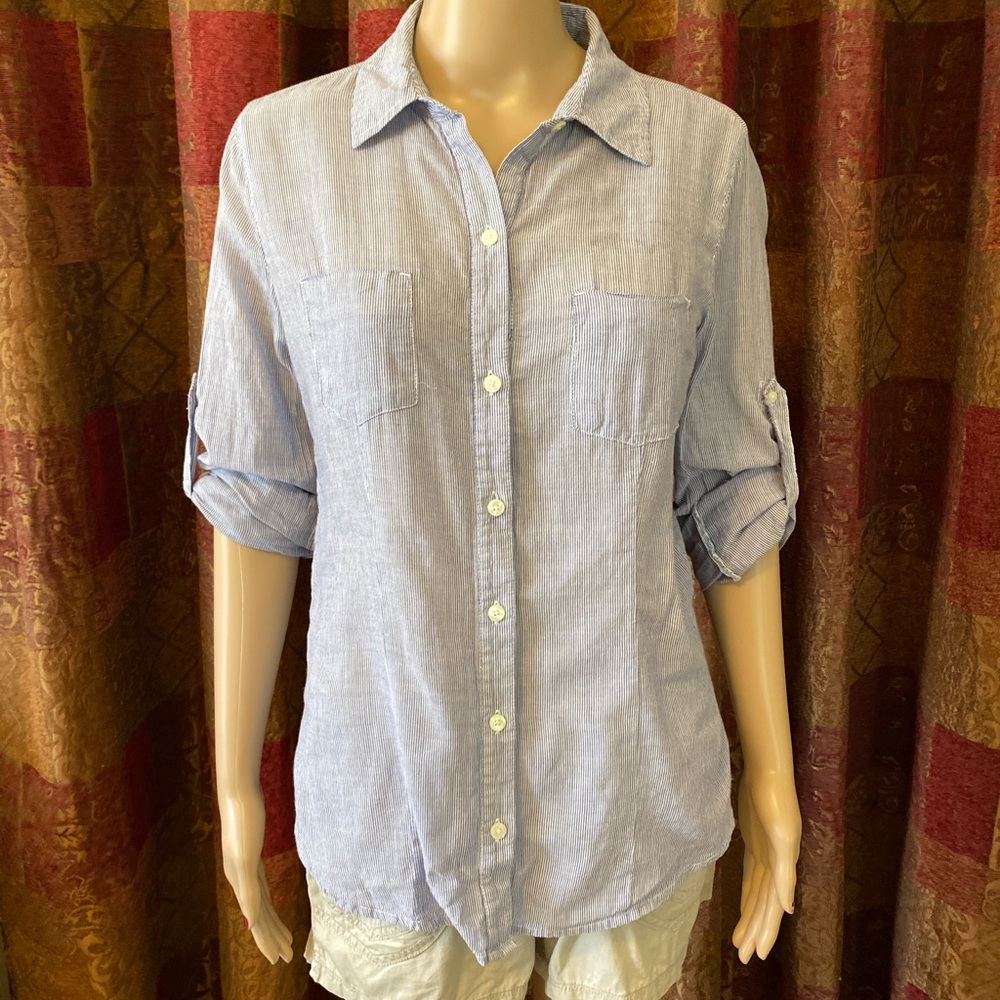 Converse fine lightweight cotton long sleeve shirt